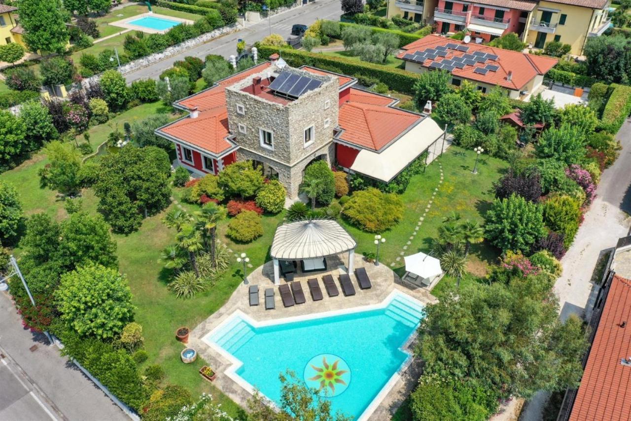 Private Luxury Villa With Pool Moniga del Garda Exterior foto